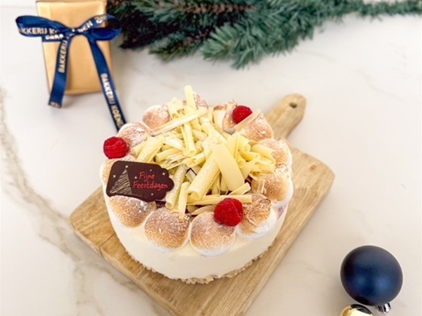 Witte wonderland taartje